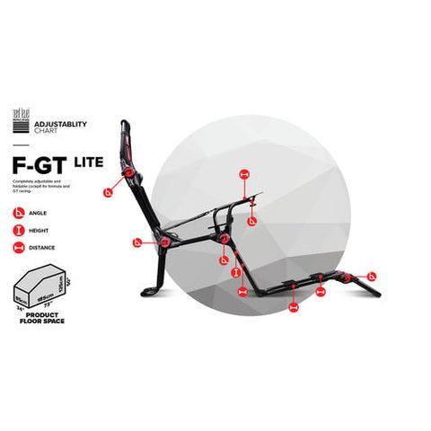  F-GT Lite Foldable Simulator Cockpit 