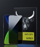  Kính cường lực chống nhìn trộm Mipow Kingbull Anti Spy Premium Silk HD cho iPhone 14 Series 