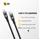  Cáp 9FIT USB-C to Lightning 1M 