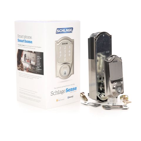  Schlage Sense Smart Deadbolt - Black Nickel 