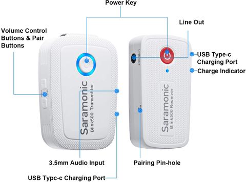  Microphone Saramonic Blink 500 B1 