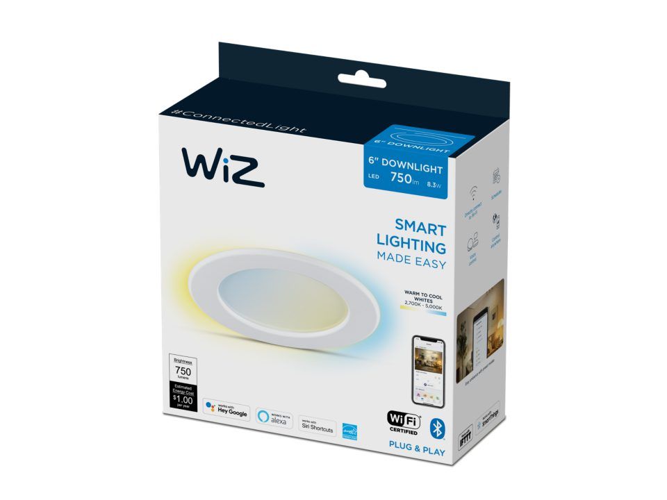  Đèn LED âm trần thông minh WiZ Tunable White Downlight 