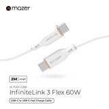 Dây Cáp MAZER Infinite.LINK 3 PD60W USB-C to USB-C 2M cable (Flex, Silicone) 