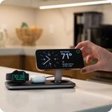  Đế sạc không dây Satechi 3in1 Qi2 Trio Pad - Kèm sạc 45W 