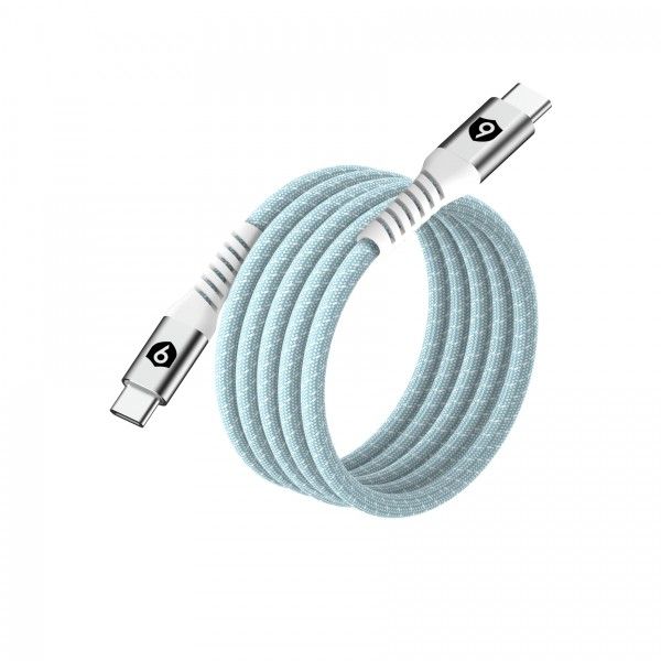  Cáp từ tính tự cuộn 9FIT USB-C to USB-C 1M 