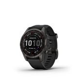  Đồng hồ thông minh fēnix 7S Sapphire Solar, Carbon Gray DLC with Black Silicone Band 