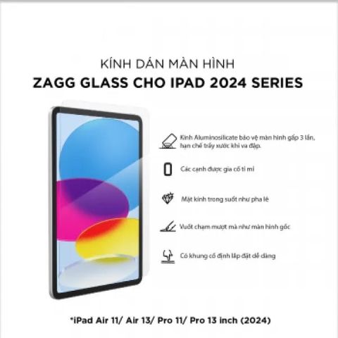  Kính dán màn hình iPad - ZAGG Glass 