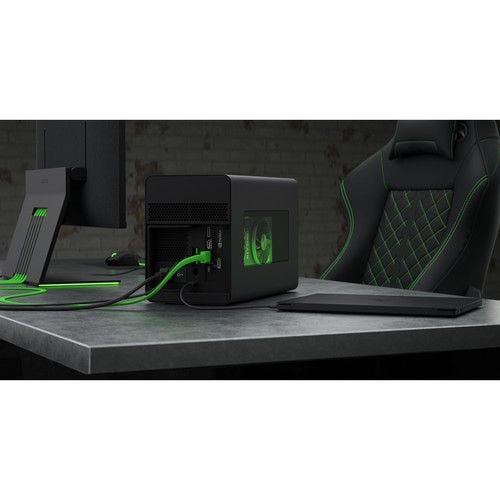  Razer Core X Chroma Thunderbolt 3 Graphics Expansion Chassis with 700W Power Supply 