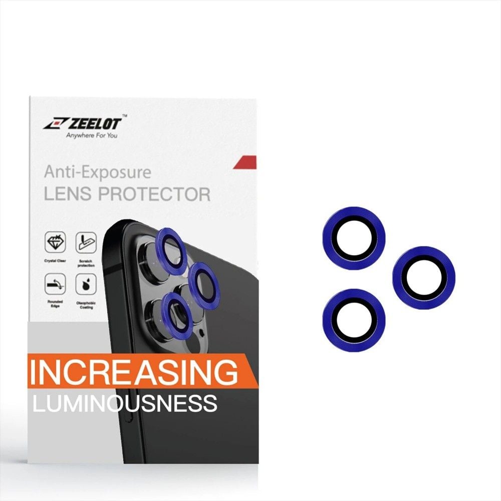  Miếng dán bảo vệ Camera viền màu chống va đập Zeelot cao cấp cho iPhone 12 Pro 