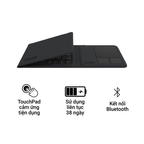  Bàn phím gấp 3 ZAGG Universal Keyboard -Tri Folding 