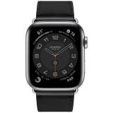  Apple Watch 44mm Hermès Silver Stainless Steel Case with Single Tour Deployment Buckle 