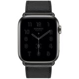  Apple Watch 44mm Hermès Space Black Stainless Steel Case with Single Tour 