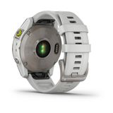  Garmin Epix Gen 2, Sapphire - White Titanium, Silicone Band 