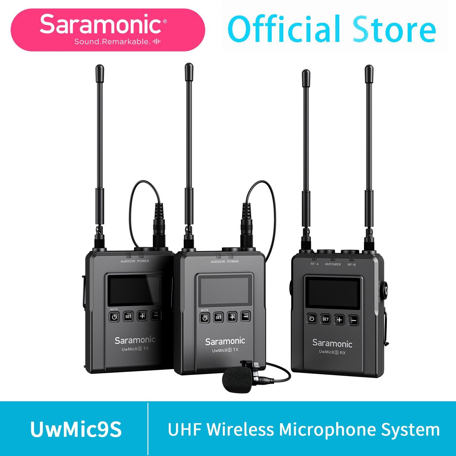  WIRELESS MICROPHONE UwMic9s 