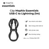  Cáp USB-C to Lightning mophie Essential 1M 