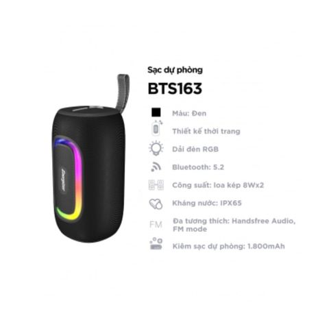  Loa di động Energizer - BTS163BK 