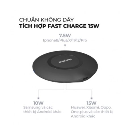  Đế sạc Energizer 15W 