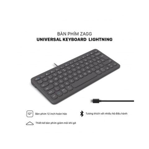  Bàn phím ZAGG Universal Keyboard - Lightning 