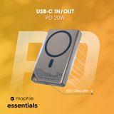  Sạc dự phòng mophie Essentials Snap+ 10,000mAh Metallic 