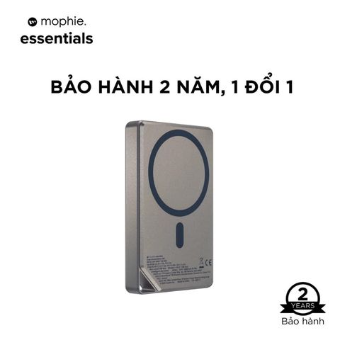  Sạc dự phòng mophie Essentials Snap+ 10,000mAh Metallic 