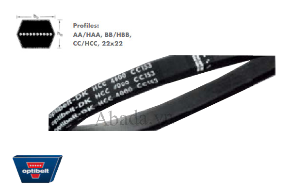 Dây curoa HBB x 3730 Optibelt