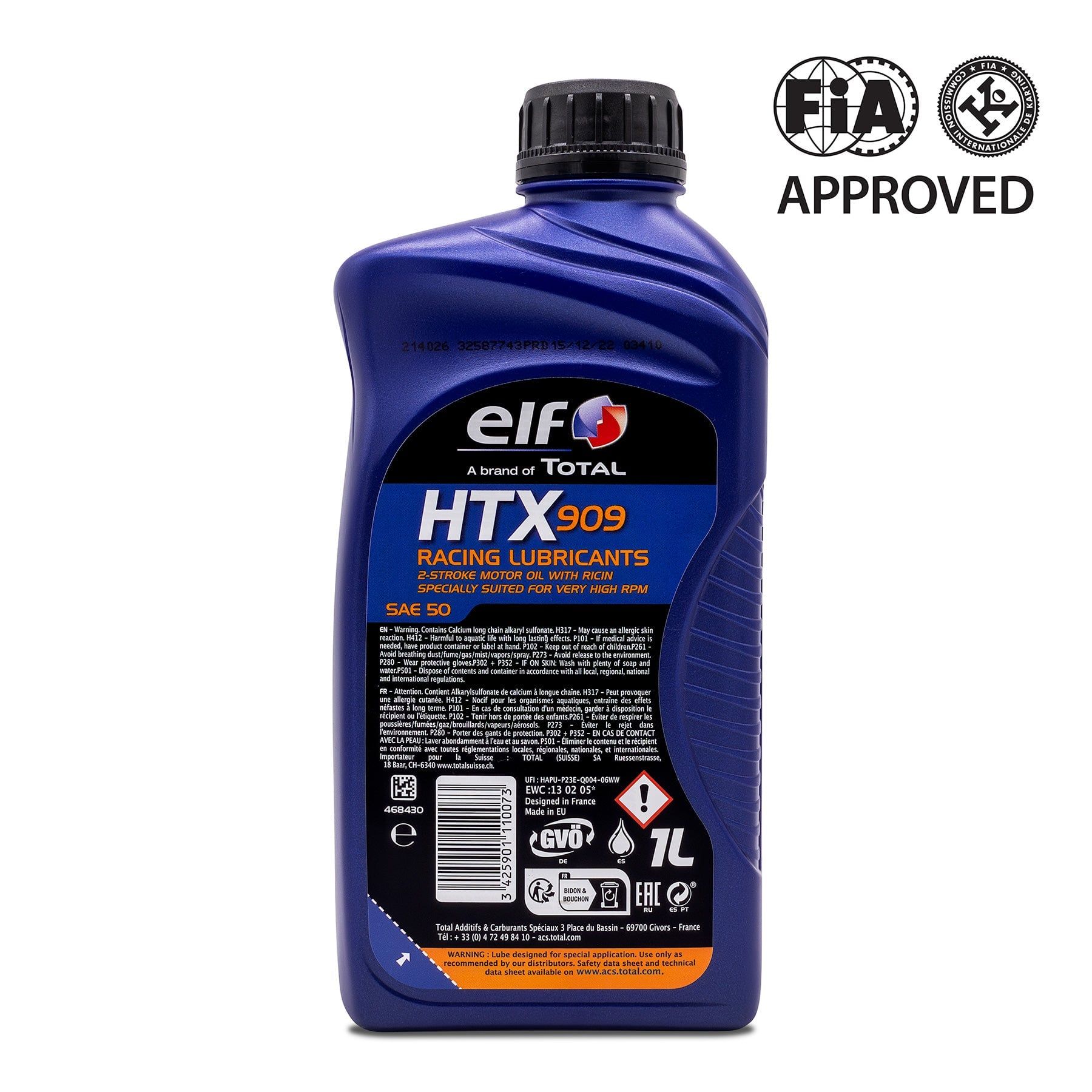  [ORDER] Elf HTX 909 Castor & Synthetic Oil - 1L 