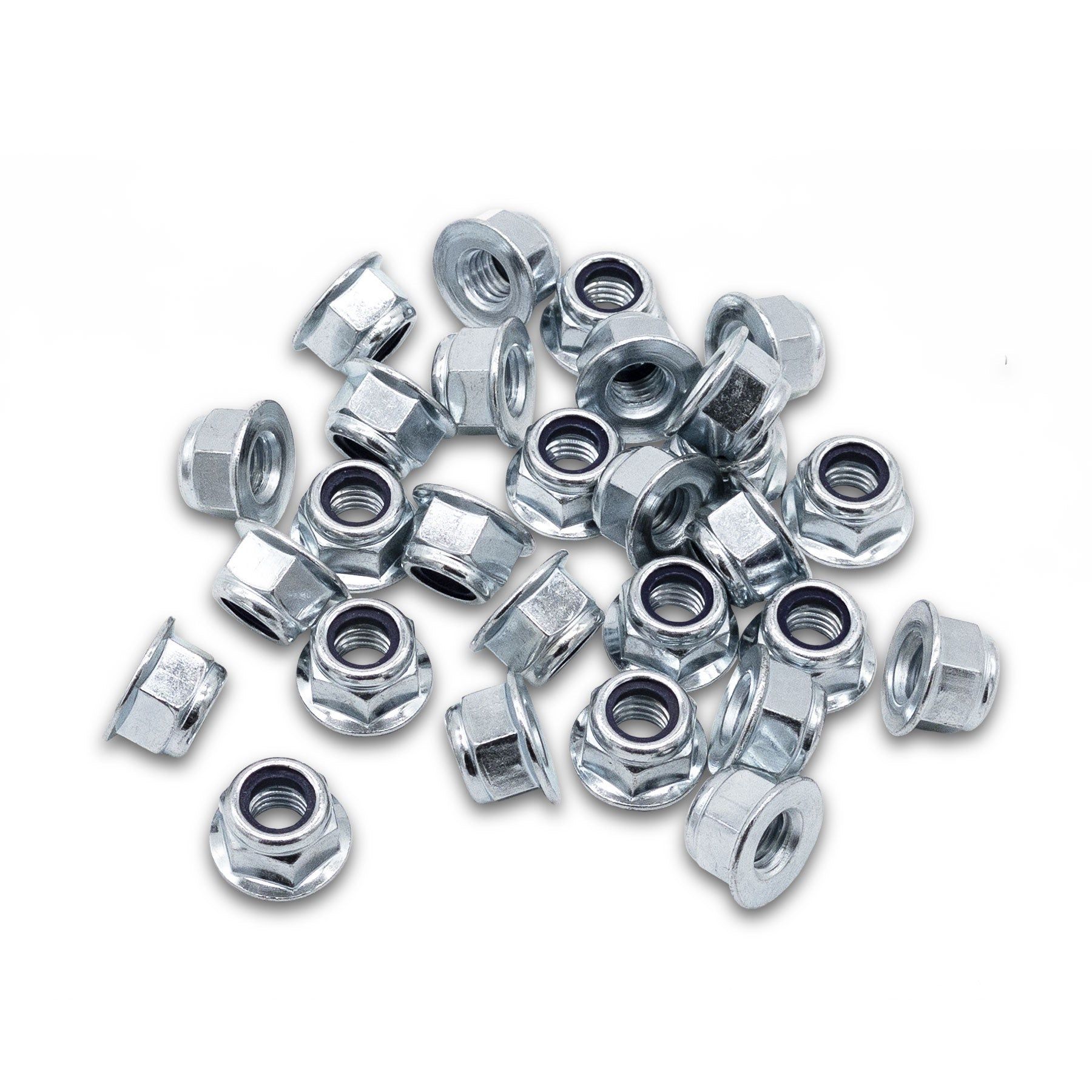  [ORDER] Nut Nyloc Flanged 8mm Pack Of 50 