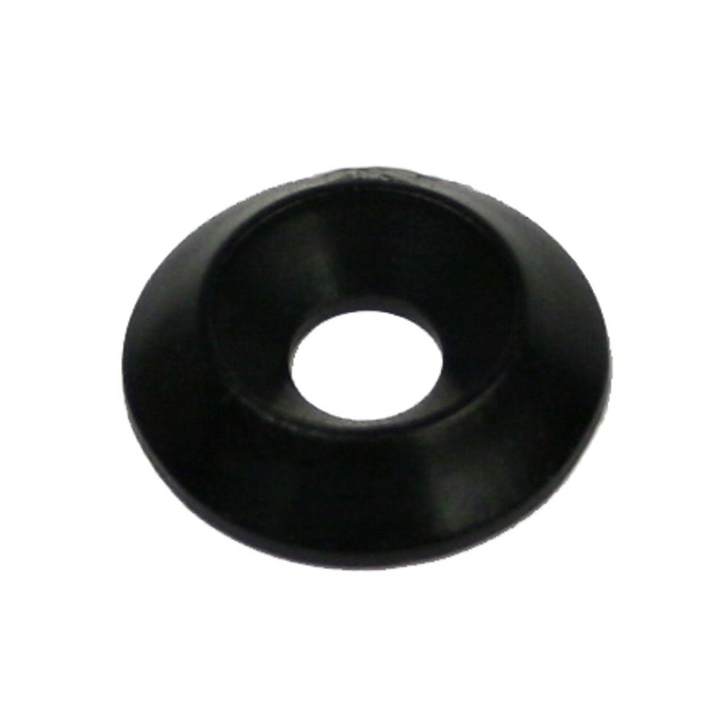  [ORDER] Kartech Floor Tray Washer C|Sunk Black Plastic 6mm 