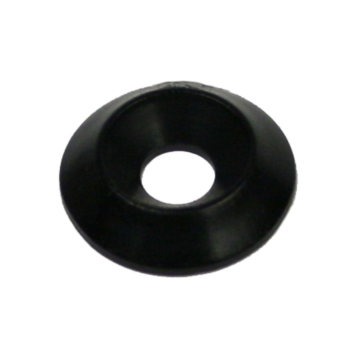  [ORDER] Kartech Floor Tray Washer C|Sunk Black Plastic 6mm 