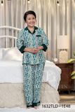 1632TLD - Đồ bộ Tole nữ trung niên mặc nhà Thành Duyên pyjama, tay lỡ dài, thoáng mát, không rút (04.23)