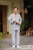 Đồ bộ Kate ông mặc nhà Thành Duyên quần dài, tay dài, thoáng mát, không rút -4582TDD