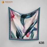 Khăn Lụa nhà Thành Duyên, kích thước 90x90, màu sắc đa dạng (10.2023)