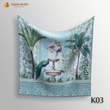 Khăn Lụa nhà Thành Duyên, kích thước 90x90, màu sắc đa dạng (10.2023)