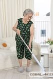 Đồ bộ thun  cho bà mặc nhà Thành Duyên cổ tròn, tay sát nách, quần lửng- 9538SNL (6-24)