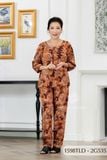 1598TLD- Đồ bộ Tole nữ trung niên mặc nhà Thành Duyên bông, tay lỡ, quần dài (03-24)