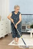Đồ bộ thun  cho bà mặc nhà Thành Duyên cổ tròn, tay sát nách, quần lửng- 9538SNL (6-24)