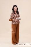 7007TCRD- Đồ bộ Lụa nữ trung niên mặc nhà Thành Duyên pyjama, tay dài, quần dài  (01.24)