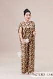 7562TCRD- Đồ bộ Lụa nữ trung niên mặc nhà Thành Duyên tay con, quần dài