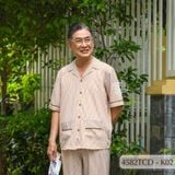 Đồ bộ Kate ông mặc nhà Thành Duyên quần dài, tay dài, thoáng mát, không rút -4582TCD