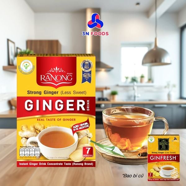  Trà gừng đậm đà Ranong Tea 105g 