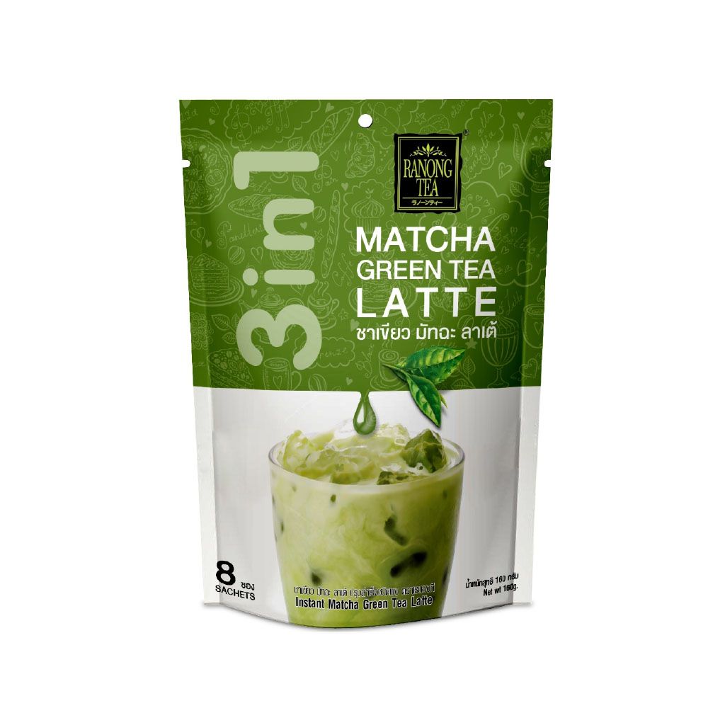  Trà sữa Matcha hòa tan Ranong Tea 160g 