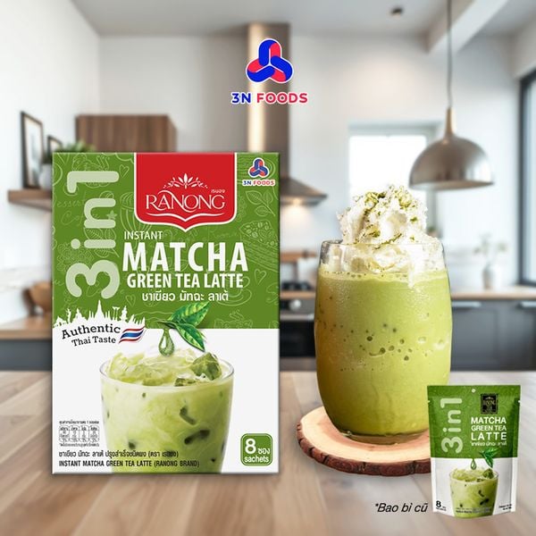  Trà sữa Matcha hòa tan Ranong Tea 160g 