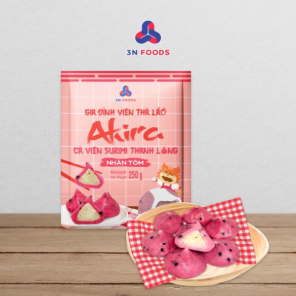  Cá Viên Surimi Thanh Long Nhân Tôm 