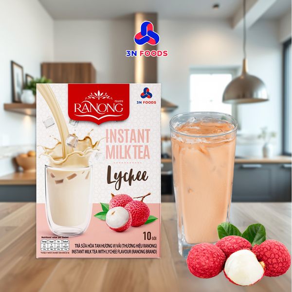  Trà sữa Ranong Tea vị vải 140g 