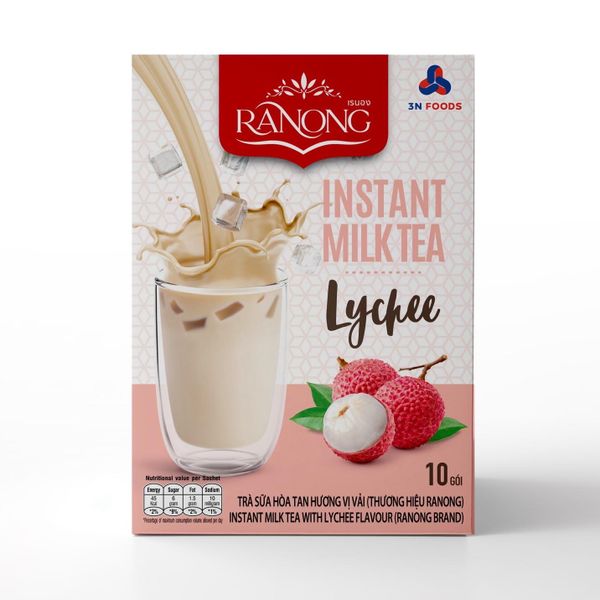  Trà sữa Ranong Tea vị vải 140g 