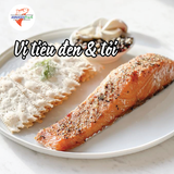 Cá hồi xông khói vị tỏi và tiêu đen