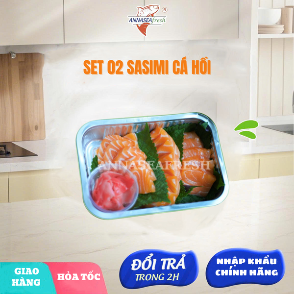 Set Sashimi Cá Hồi 200gram