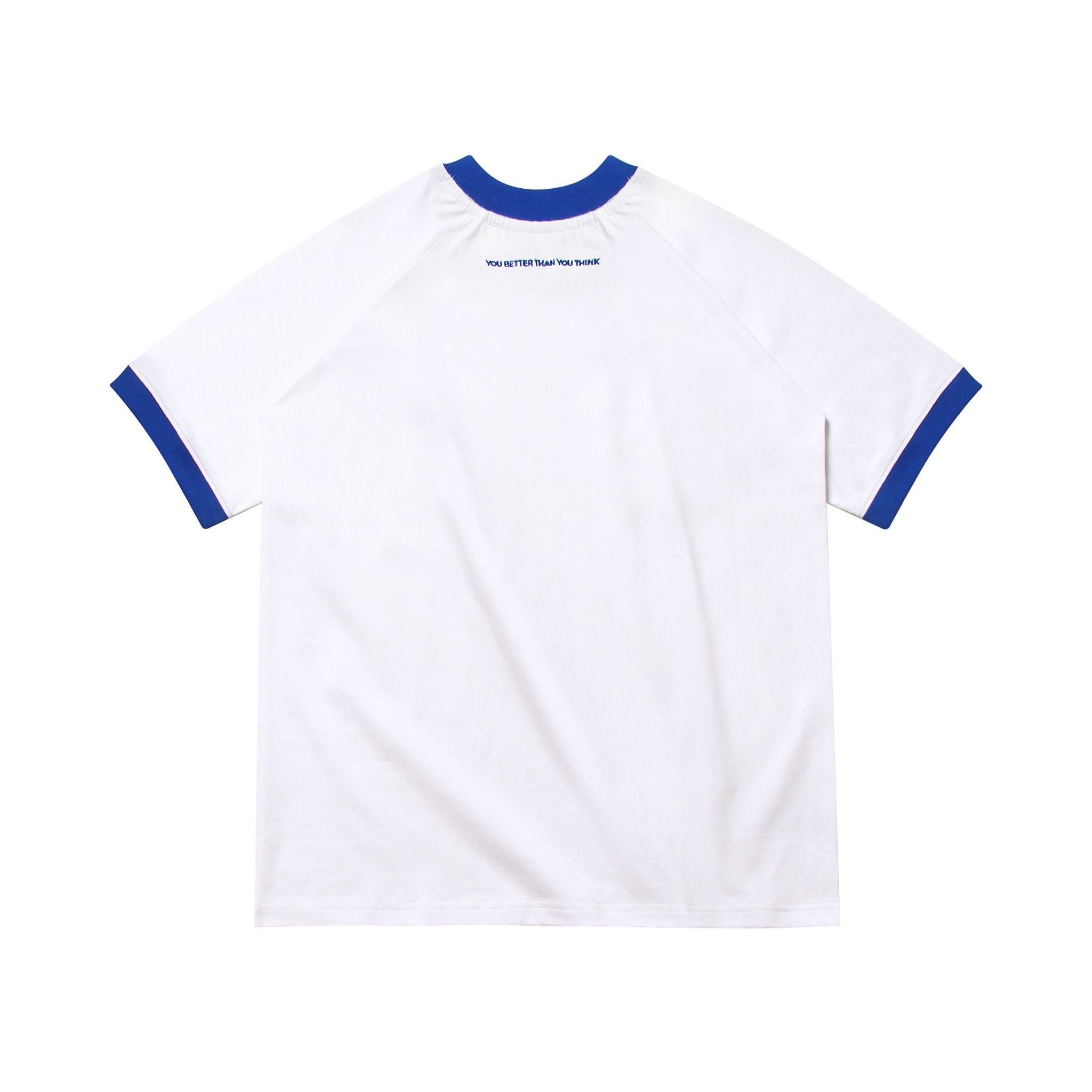 Regular Ringer Tee EC - RINGER REGULAR TEE / WHITE – EYE C