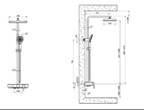  JOM-Sen cây tắm đứng-36495-685/1B-1 