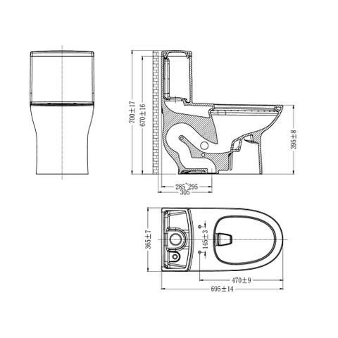  JOM-Bàn cầu 1 khối-11252-2/31KA-I011 